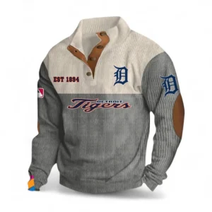 Baseball Fans Gift Men's Stand Up Collar Base Shirt, All Over Print Men's Mock Neck Base Layer For Sport Fan MLB145080525015-Gray