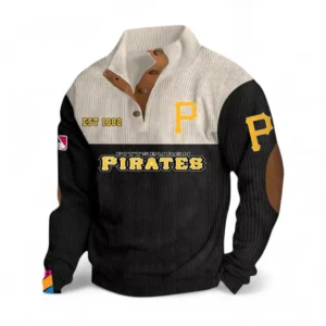 Baseball Fans Gift Men's Stand Up Collar Base Shirt, All Over Print Men's Mock Neck Base Layer For Sport Fan MLB145080525017-Black