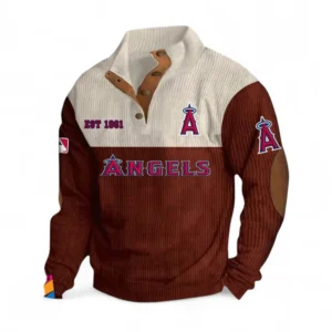 Baseball Fans Gift Men's Stand Up Collar Base Shirt, All Over Print Men's Mock Neck Base Layer For Sport Fan MLB145080525019-Dark Red