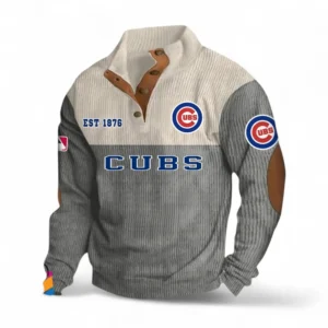Baseball Fans Gift Men's Stand Up Collar Base Shirt, All Over Print Men's Mock Neck Base Layer For Sport Fan MLB145080525025-Gray
