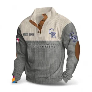 Baseball Fans Gift Men's Stand Up Collar Base Shirt, All Over Print Men's Mock Neck Base Layer For Sport Fan MLB145080525028-Gray