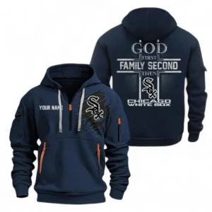 Baseball Fans Gift Hoodie Half Zipper, Hoodie Exclusive Logo For Sport Fan MLB147082125005-Navy
