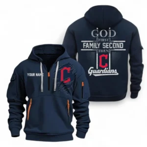 Baseball Fans Gift Hoodie Half Zipper, Hoodie Exclusive Logo For Sport Fan MLB147082125007-Navy