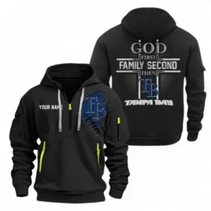 Baseball Fans Gift Hoodie Half Zipper, Hoodie Exclusive Logo For Sport Fan MLB147082125025-Black