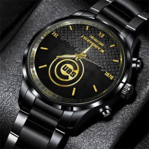 Baseball Fans Gift Stainless Steel Watch, All Over Print Classic Steel Watch For Sport Fan MLB150082125447