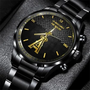 Baseball Fans Gift Stainless Steel Watch, All Over Print Classic Steel Watch For Sport Fan MLB150082125453