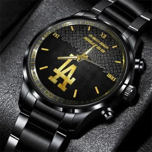 Baseball Fans Gift Stainless Steel Watch, All Over Print Classic Steel Watch For Sport Fan MLB150082125454