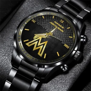 Baseball Fans Gift Stainless Steel Watch, All Over Print Classic Steel Watch For Sport Fan MLB150082125455