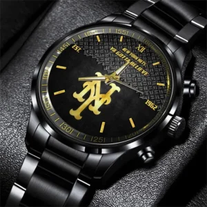 Baseball Fans Gift Stainless Steel Watch, All Over Print Classic Steel Watch For Sport Fan MLB150082125457