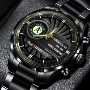 Baseball Fans Gift Stainless Steel Watch, All Over Print Classic Steel Watch For Sport Fan MLB151082125348