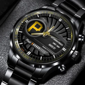 Baseball Fans Gift Stainless Steel Watch, All Over Print Classic Steel Watch For Sport Fan MLB151082125350