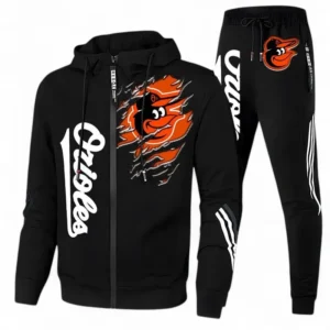 Baseball Fans Gift Tracksuit, Sweatsuit Exclusive Logo For Sport Fan MLB152082125348-Black