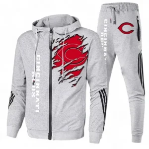 Baseball Fans Gift Tracksuit, Sweatsuit Exclusive Logo For Sport Fan MLB152082125351-Ash