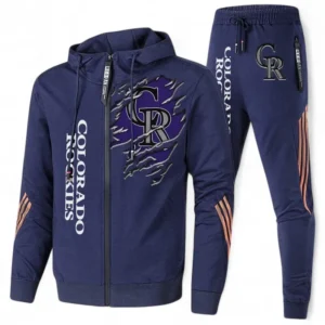 Baseball Fans Gift Tracksuit, Sweatsuit Exclusive Logo For Sport Fan MLB152082125353-Navy