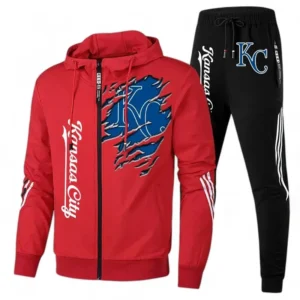 Baseball Fans Gift Tracksuit, Sweatsuit Exclusive Logo For Sport Fan MLB152082125355-Red