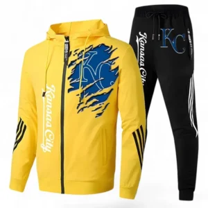 Baseball Fans Gift Tracksuit, Sweatsuit Exclusive Logo For Sport Fan MLB152082125355-Yellow
