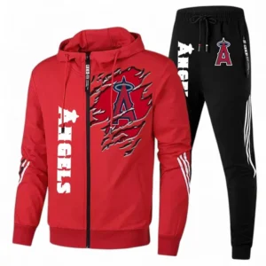 Baseball Fans Gift Tracksuit, Sweatsuit Exclusive Logo For Sport Fan MLB152082125356-Red