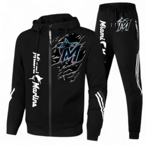 Baseball Fans Gift Tracksuit, Sweatsuit Exclusive Logo For Sport Fan MLB152082125358-Black
