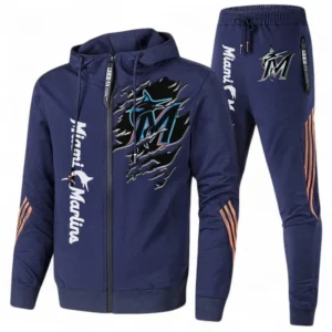 Baseball Fans Gift Tracksuit, Sweatsuit Exclusive Logo For Sport Fan MLB152082125358-Navy