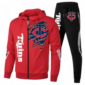 Baseball Fans Gift Tracksuit, Sweatsuit Exclusive Logo For Sport Fan MLB152082125359-Red