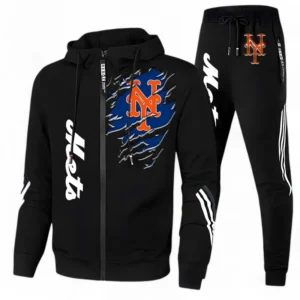 Baseball Fans Gift Tracksuit, Sweatsuit Exclusive Logo For Sport Fan MLB152082125360-Black