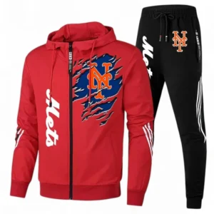 Baseball Fans Gift Tracksuit, Sweatsuit Exclusive Logo For Sport Fan MLB152082125360-Red
