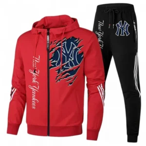 Baseball Fans Gift Tracksuit, Sweatsuit Exclusive Logo For Sport Fan MLB152082125361-Red