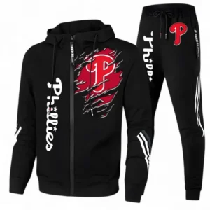 Baseball Fans Gift Tracksuit, Sweatsuit Exclusive Logo For Sport Fan MLB152082125363-Black