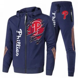 Baseball Fans Gift Tracksuit, Sweatsuit Exclusive Logo For Sport Fan MLB152082125363-Navy