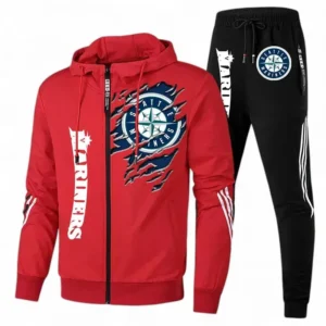 Baseball Fans Gift Tracksuit, Sweatsuit Exclusive Logo For Sport Fan MLB152082125367-Red