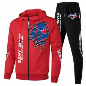 Baseball Fans Gift Tracksuit, Sweatsuit Exclusive Logo For Sport Fan MLB152082125371-Red