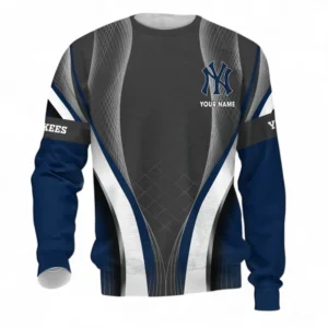 Baseball Fans Gift Sweatshirt, All Over Print Crewneck sweater For Sport Fan, Custom Name MLB155082225000-Sweatshirt