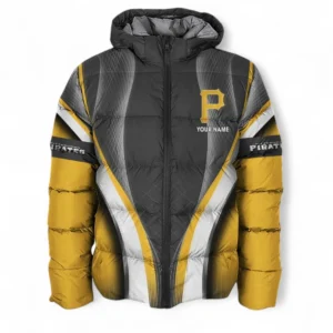 Baseball Fans Gift Hooded Cotton Jacket, All Over Print Cotton Zip-Up Hoodie For Sport Fan, Custom Name MLB155082225004-Hooded Cotton Jacket