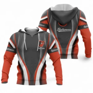 Baseball Fans Gift Hoodie, All Over Print hooded sweatshirt For Sport Fan, Custom Name MLB155082225006-Hoodie