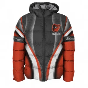 Baseball Fans Gift Hooded Cotton Jacket, All Over Print Cotton Zip-Up Hoodie For Sport Fan, Custom Name MLB155082225006-Hooded Cotton Jacket