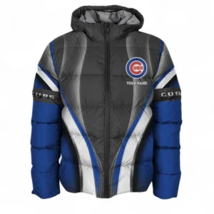 Baseball Fans Gift Hooded Cotton Jacket, All Over Print Cotton Zip-Up Hoodie For Sport Fan, Custom Name MLB155082225007-Hooded Cotton Jacket