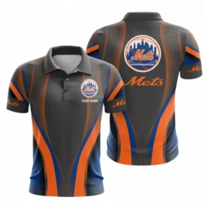 Baseball Fans Gift Polo Shirt, All Over Print Golf Shirt For Sport Fan, Custom Name MLB155082225011-Polo Shirt