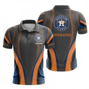 Baseball Fans Gift Polo Shirt, All Over Print Golf Shirt For Sport Fan, Custom Name MLB155082225015-Polo Shirt