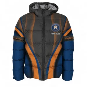 Baseball Fans Gift Hooded Cotton Jacket, All Over Print Cotton Zip-Up Hoodie For Sport Fan, Custom Name MLB155082225015-Hooded Cotton Jacket
