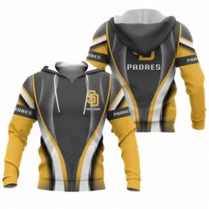 Baseball Fans Gift Hoodie, All Over Print hooded sweatshirt For Sport Fan, Custom Name MLB155082225019-Hoodie