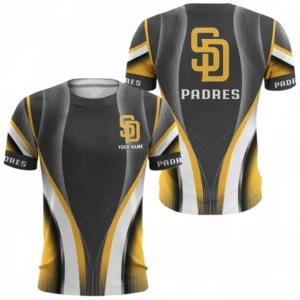 Baseball Fans Gift T-shirt, All Over Print Tee For Sport Fan, Custom Name MLB155082225019-T-Shirt