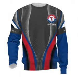 Baseball Fans Gift Sweatshirt, All Over Print Crewneck sweater For Sport Fan, Custom Name MLB155082225020-Sweatshirt