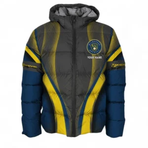 Baseball Fans Gift Hooded Cotton Jacket, All Over Print Cotton Zip-Up Hoodie For Sport Fan, Custom Name MLB155082225029-Hooded Cotton Jacket