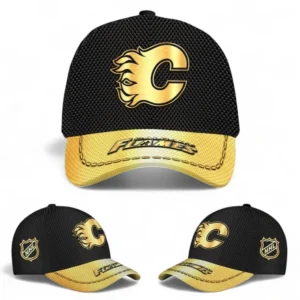 Calgary Flames Fans Gift Classic Cap, All Over Print Classic Cap For Sport Fan NHL110080125580