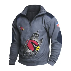 Sport Fan Stand-up Collar Sweatshirt For Sport Lover HVN1239AC081625 - Dark Gray