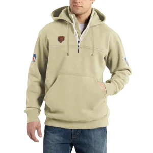 Sport Fan Casual Stand Up Collar Hoodie For Sport Lover HVN1239CB081625 - Off White