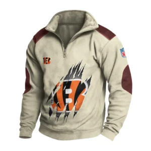 Sport Fan Stand-up Collar Sweatshirt For Sport Lover HVN1239CI081625 - Off White