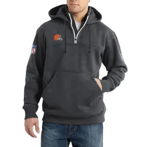 Sport Fan Casual Stand Up Collar Hoodie For Sport Lover HVN1239CL081625 - Dark Gray