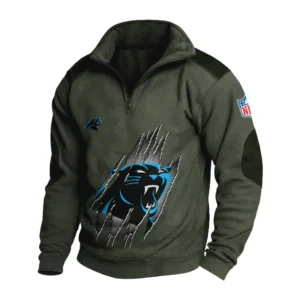 Sport Fan Stand-up Collar Sweatshirt For Sport Lover HVN1239CP081625 - Army Green