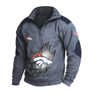 Sport Fan Stand-up Collar Sweatshirt For Sport Lover HVN1239DB081625 - Dark Gray